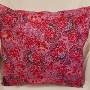 Brightly Colored Covered Pillow
